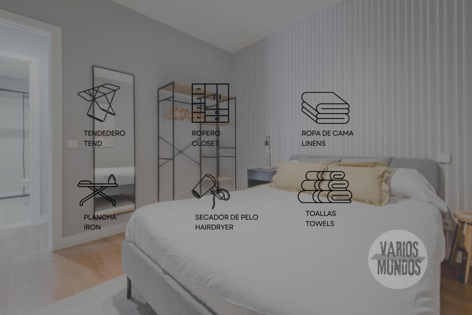 Modern Apt & Cool Interior Design A 20 Metros Del Retiro E1 Madrid Exteriör bild